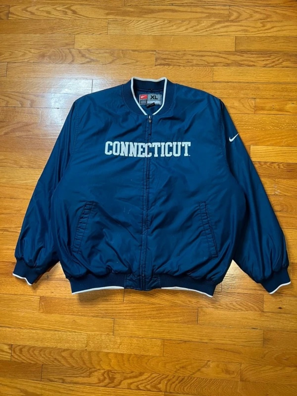 Nike Navy CONNECTICUT Bomber Jacket